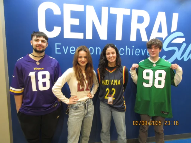 Students and staff had fun celebrating our first Spirit Week last week. We had Jersey Day, Cruise Day, Alumni Day, CT Mix-Up Day (dress like another class), and Concert T-Shirt Day.
