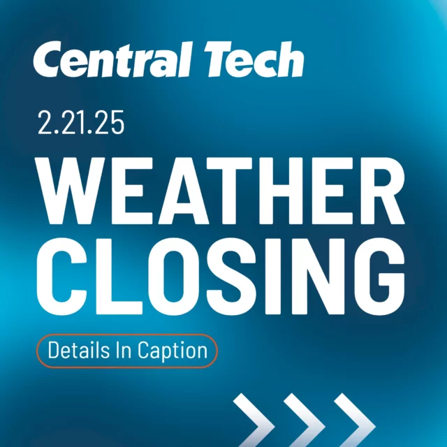 ❄️❄️WEATHER CLOSING❄️❄️
Due to inclement weather, daytime classes are closed, Friday, February 21. Evening classes will continue as scheduled.