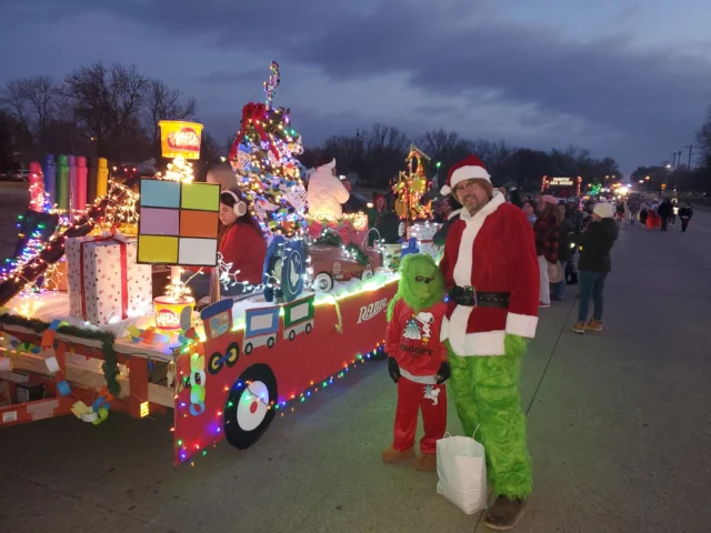 The Central Tech float in the Sapulpa parade was a hit - earning 2nd place in the business category🏅 Congratulations, team!